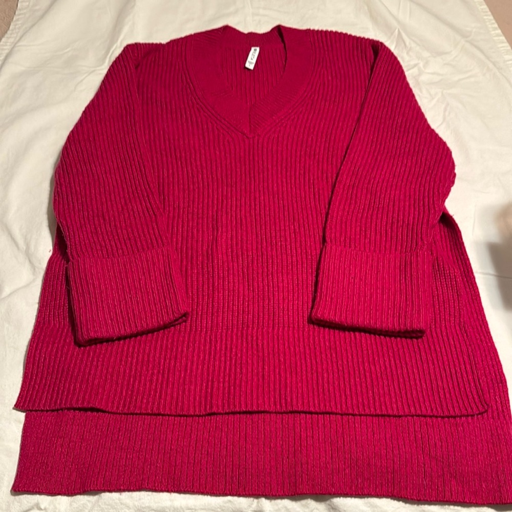Athleta oversized cable sweater